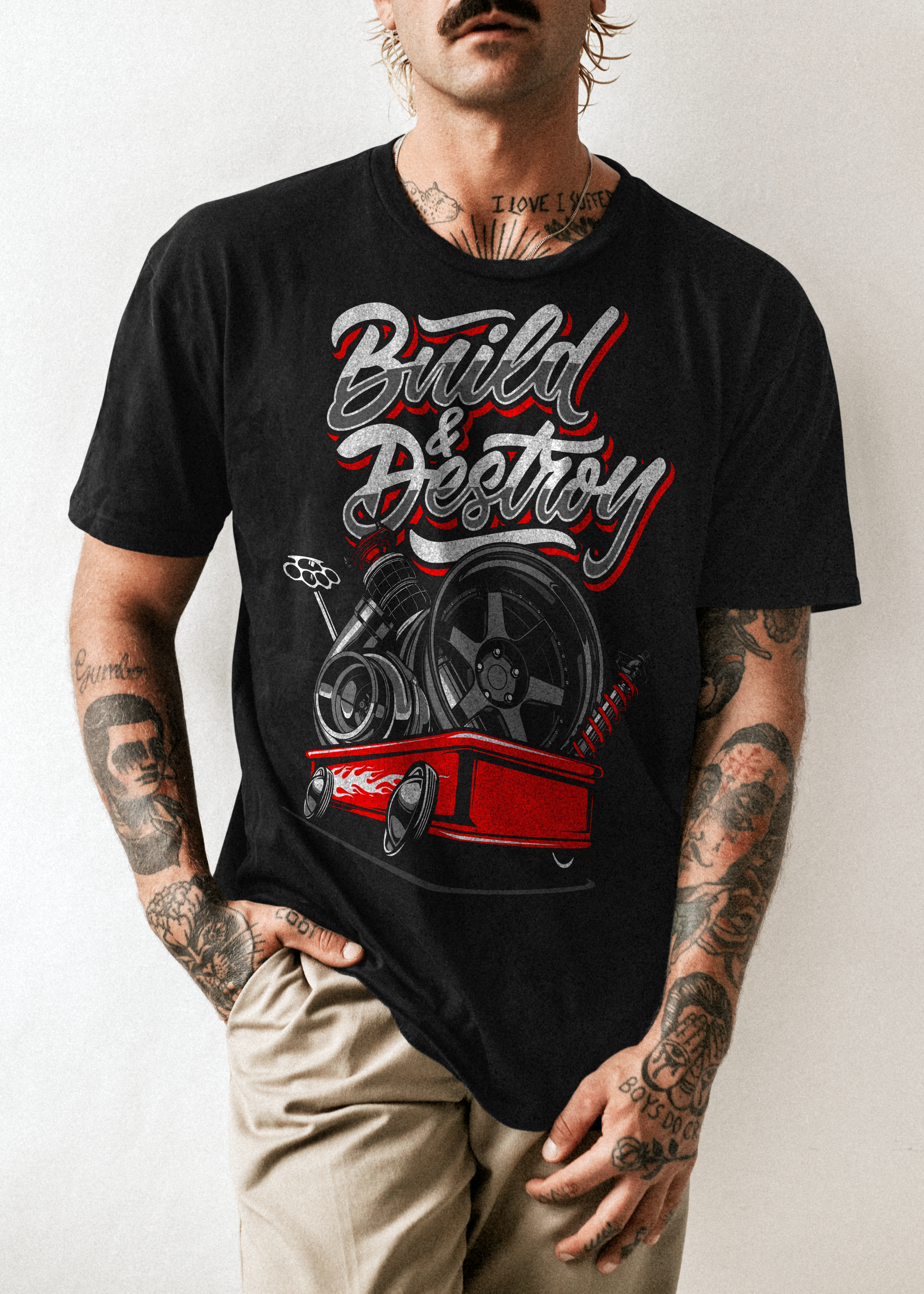 Build & Destroy T-Shirt Design