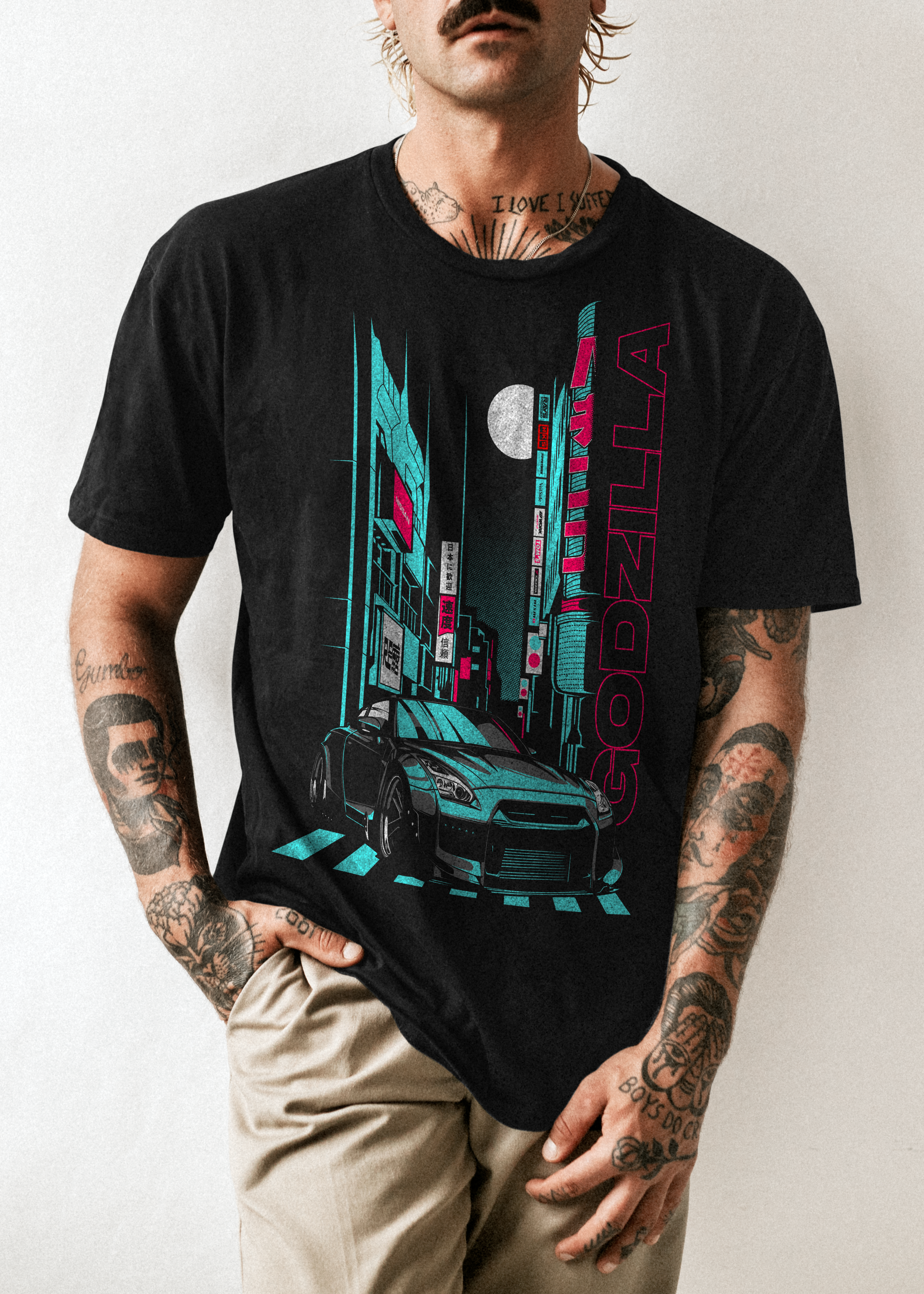 Camiseta Godzilla Street Art