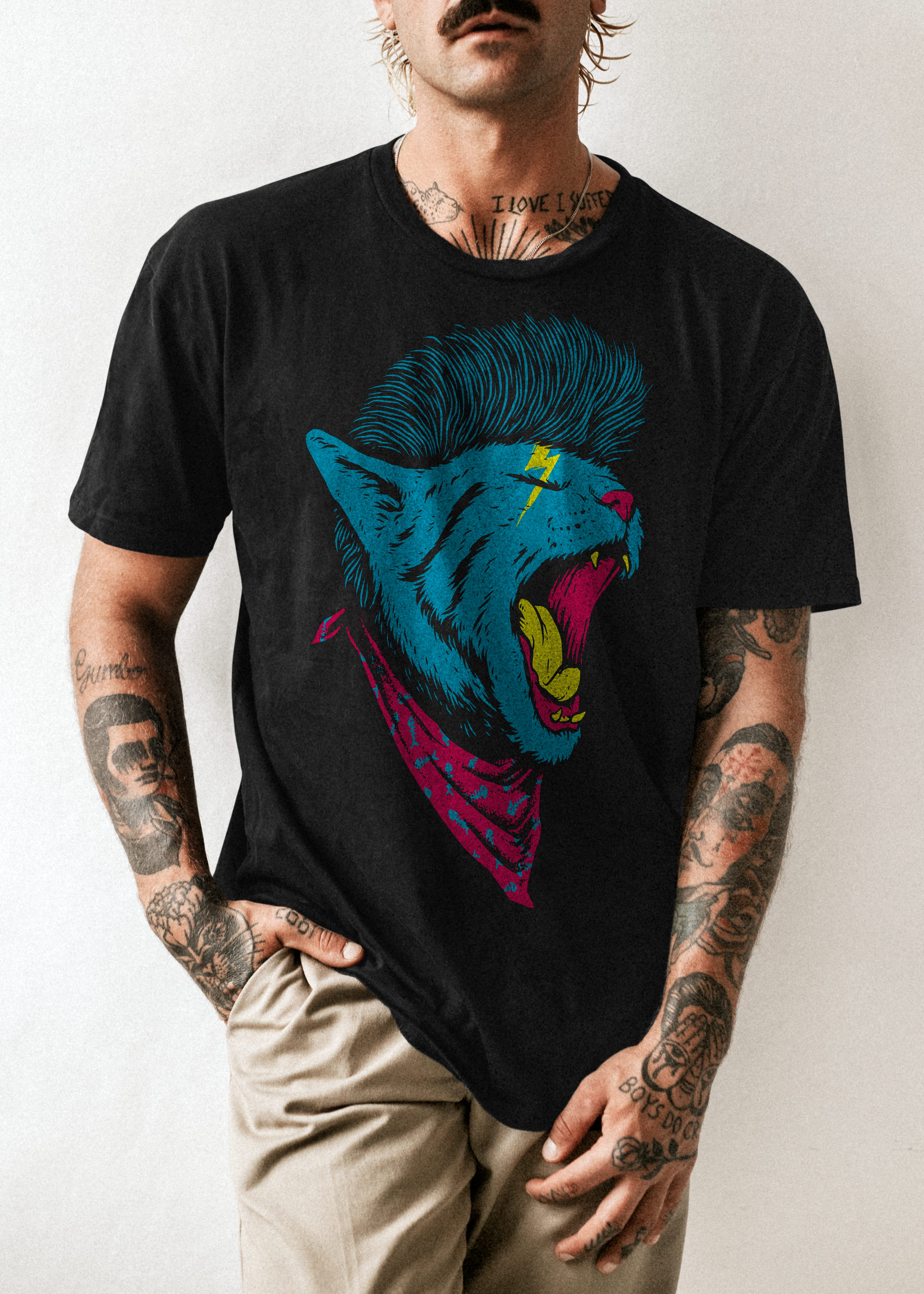 Camiseta Gato Rebelde