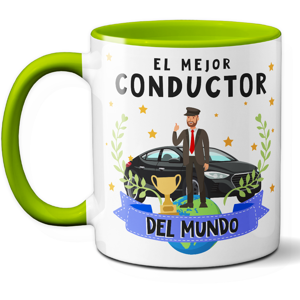 Taza Original 'El mejor conductor del mundo' - Ref. 78 - Cerámica 325 ml