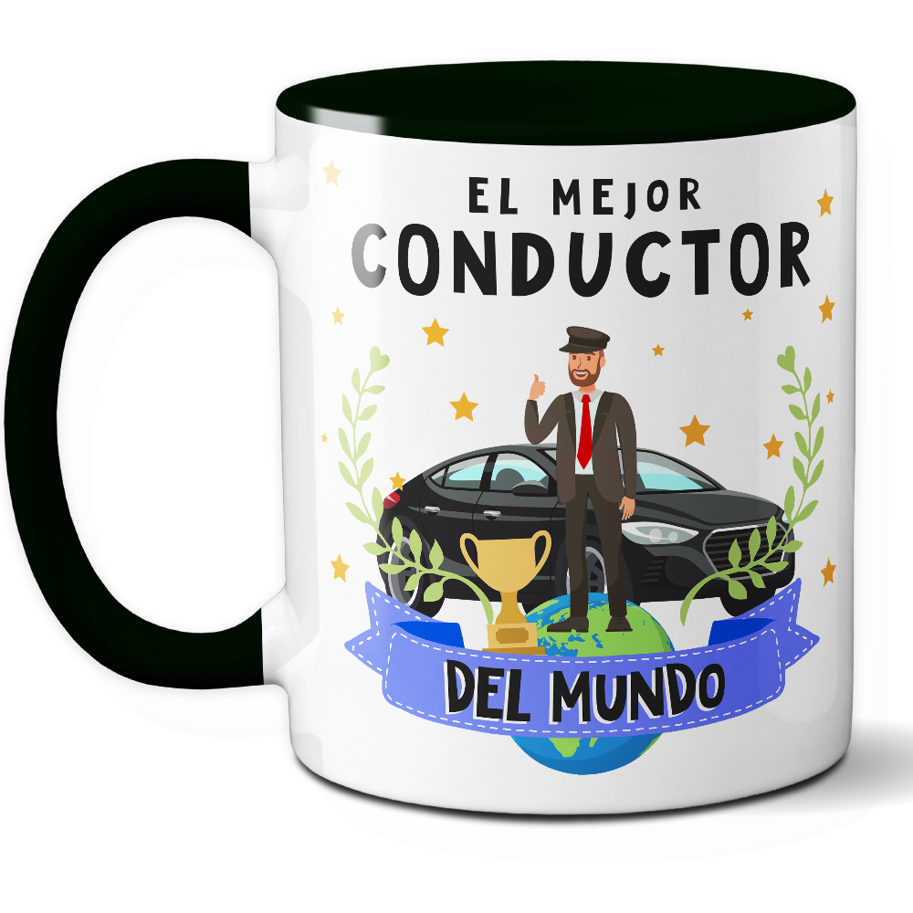 Taza Original 'El mejor conductor del mundo' - Ref. 78 - Cerámica 325 ml