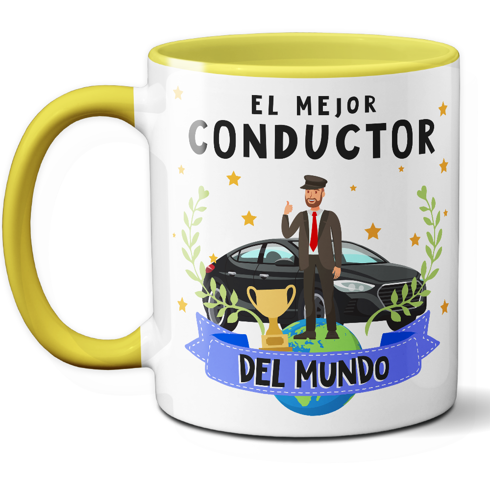 Taza Original 'El mejor conductor del mundo' - Ref. 78 - Cerámica 325 ml