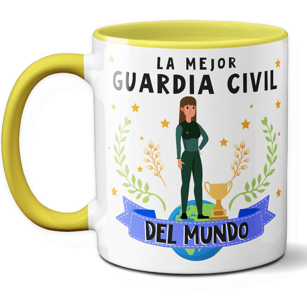 Taza Original 'La mejor guardia civil del mundo' - Ref. 73 - Cerámica 325 ml