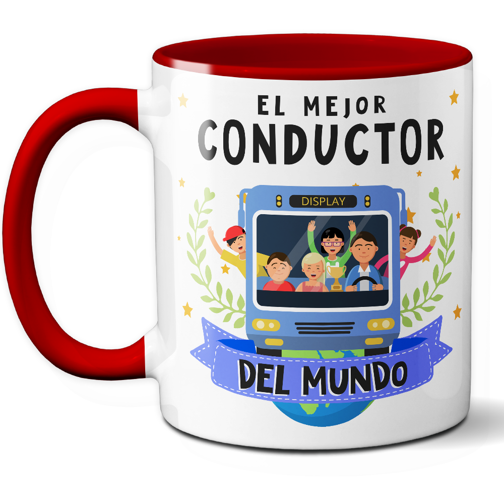 Taza Original 'El mejor conductor del mundo' - Ref. 96 - Cerámica 325 ml