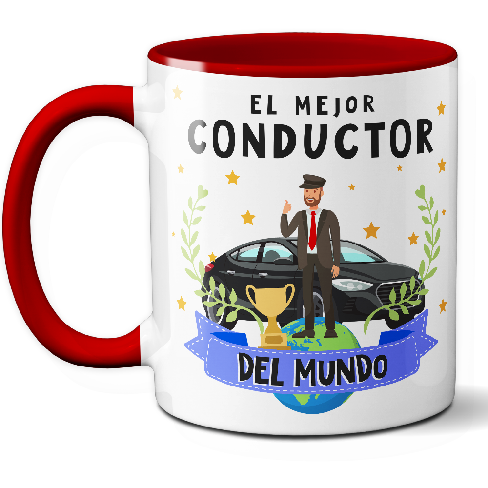 Taza Original 'El mejor conductor del mundo' - Ref. 78 - Cerámica 325 ml