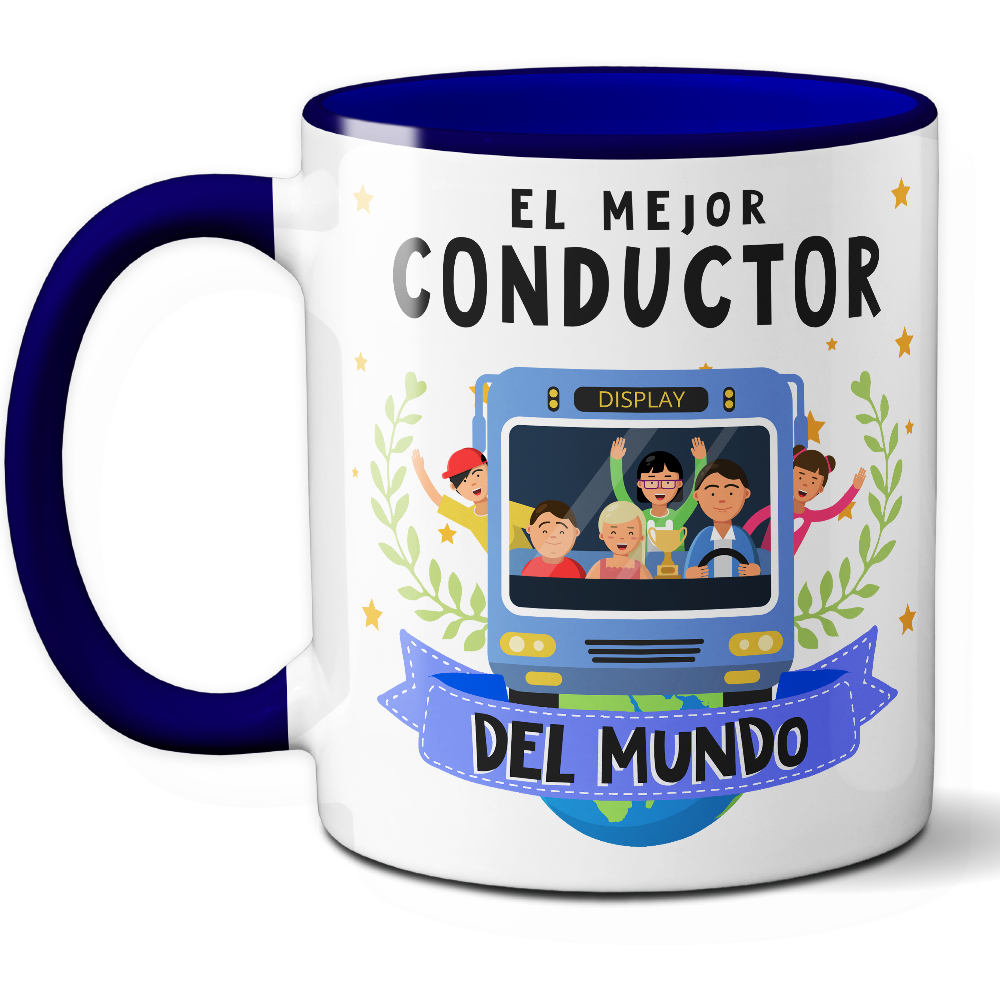 Taza Original 'El mejor conductor del mundo' - Ref. 96 - Cerámica 325 ml